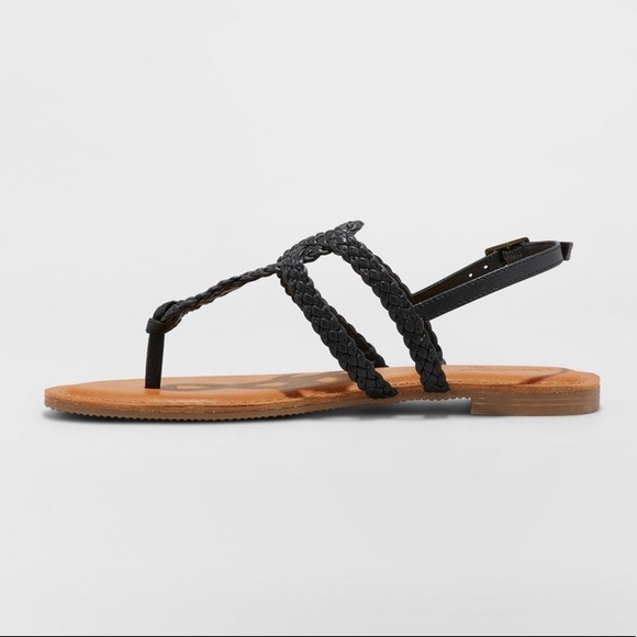 NWT Universal Thread Braided Ankle Strap Sandals - Picture 3 of 7